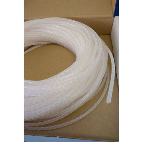 Natural Spiral Binding For Cables 3.2mm X 30m (NFP.1/CLEAR)